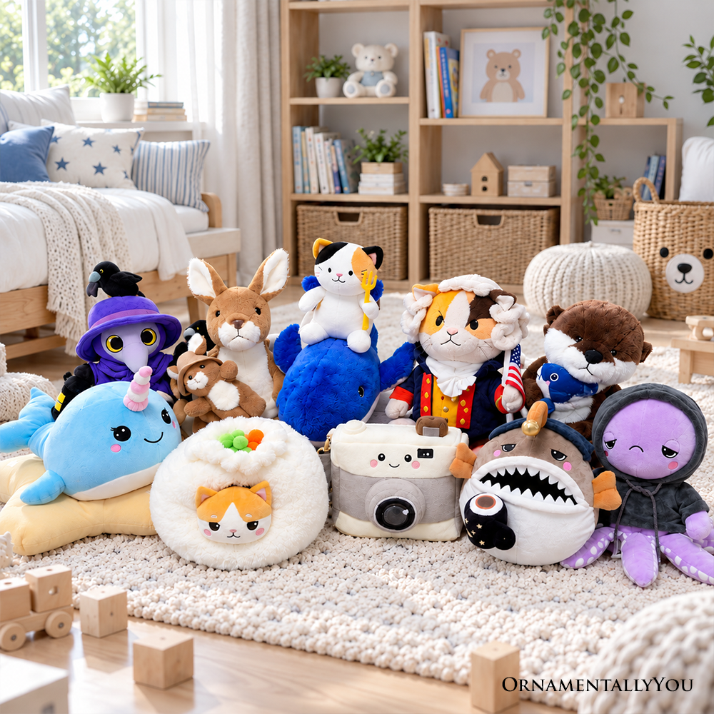 Meow Bao Dumpling Kitty Plushie Set (7.5")