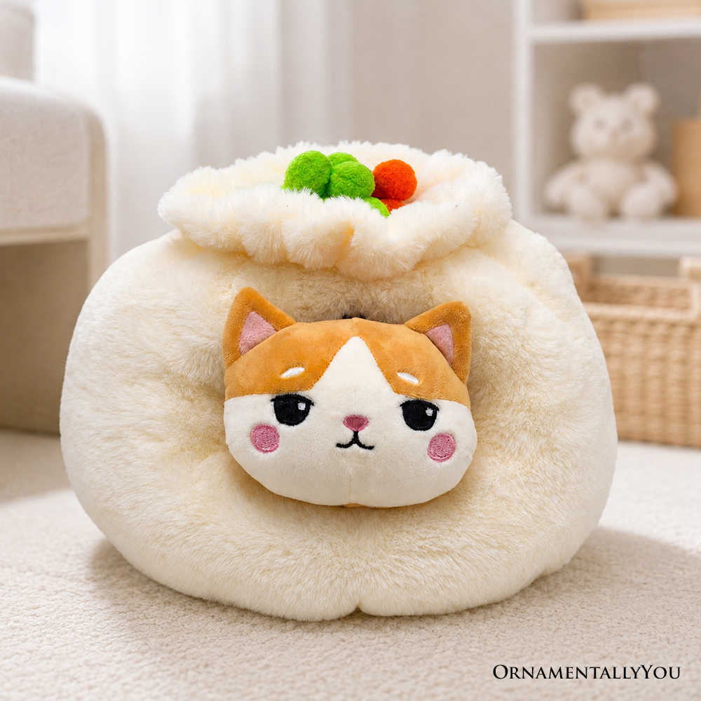 Meow Bao Dumpling Kitty Plushie Set (7.5")