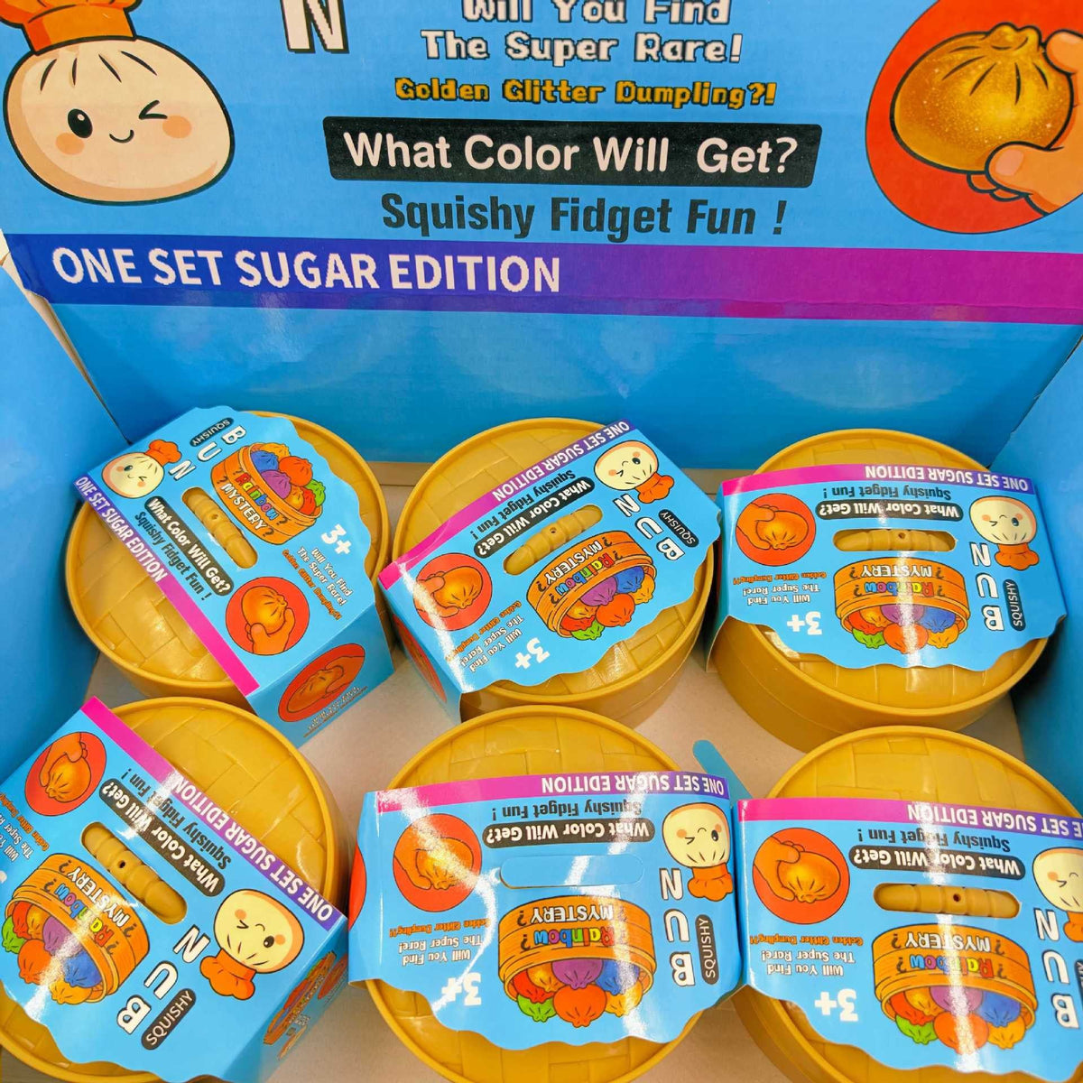 Glitter Slow-Rise Dumpling Squishy
