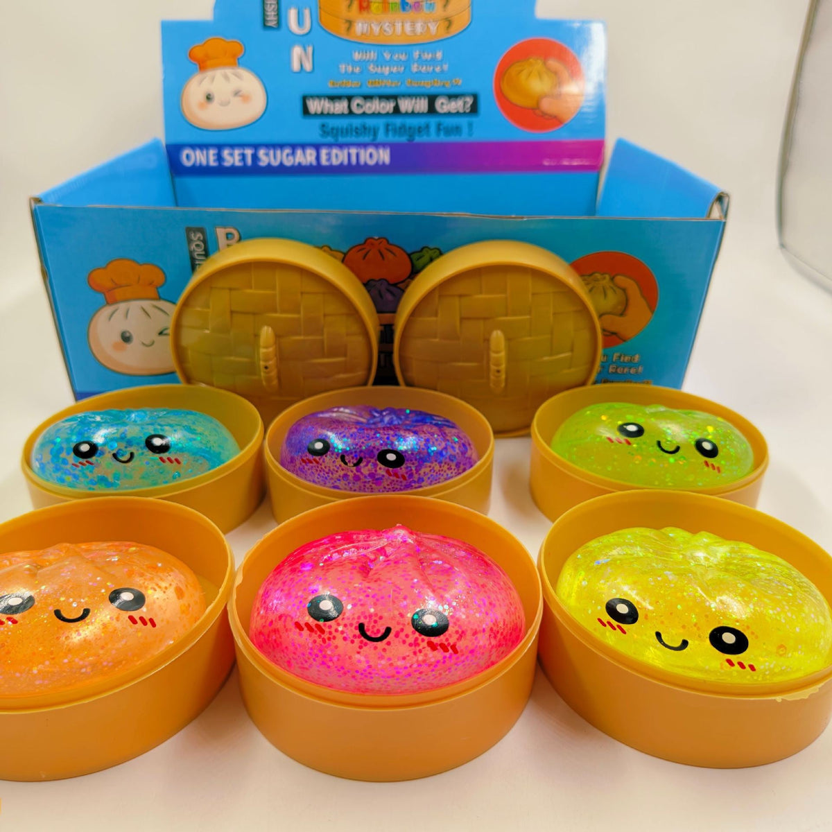 Glitter Slow-Rise Dumpling Squishy